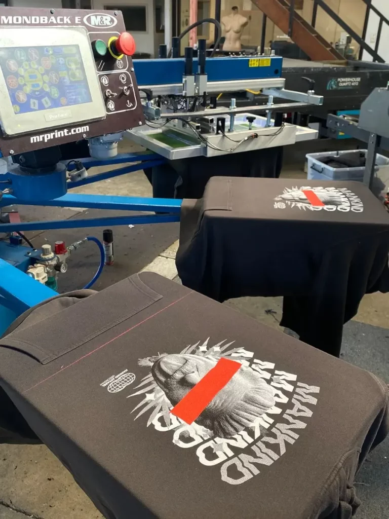 Hoodie Printing On A Press