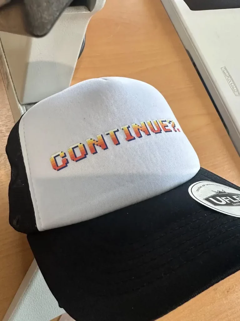 Heat transfer On Trucker Hat