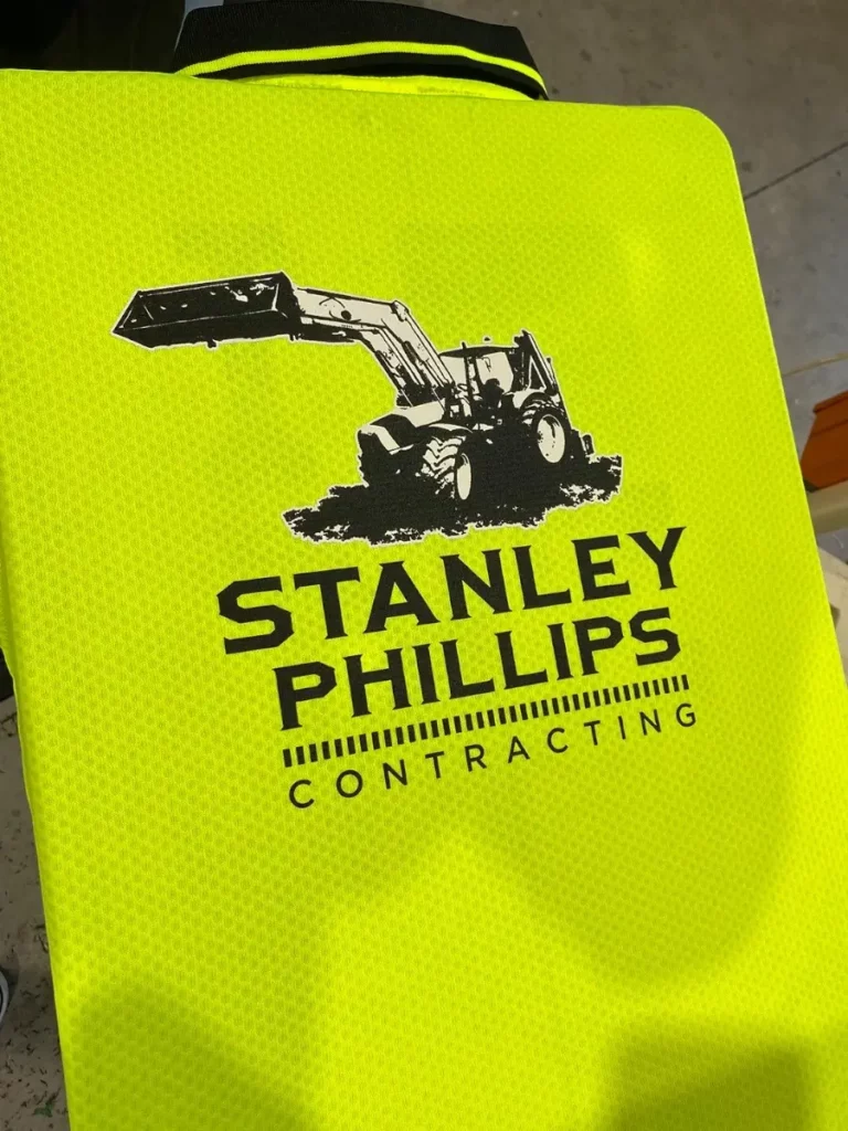 Hi Vis Print On Shirt