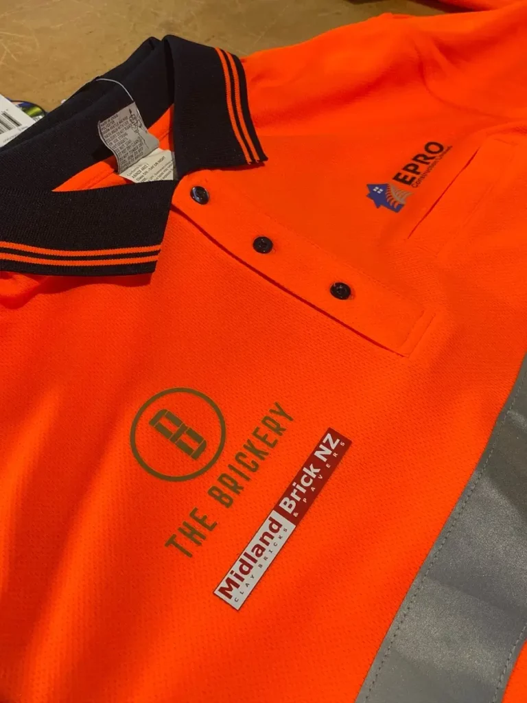 Hi Vis Print On Collar Shirt